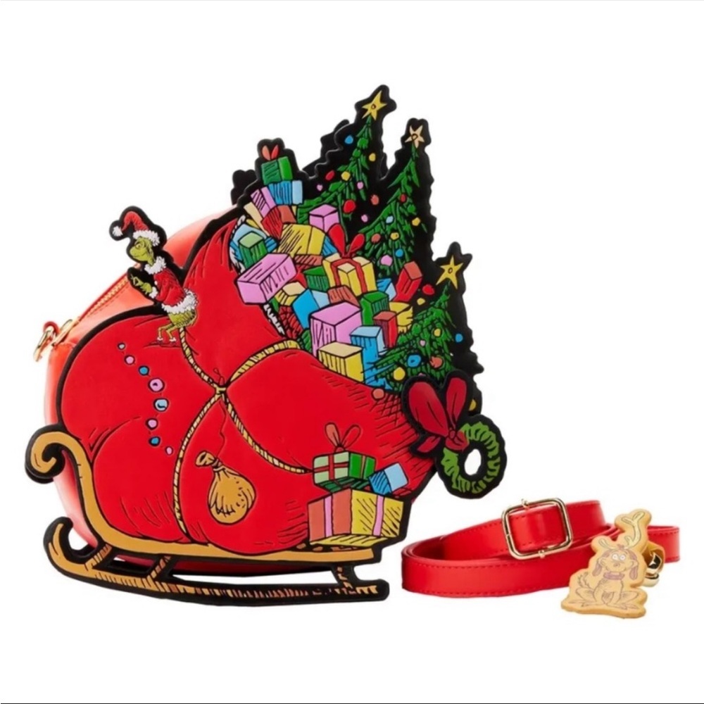 NEW~ Loungefly Grinch Crossbody Purse
